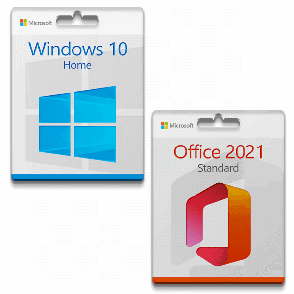 Microsoft Windows 10 Home + Microsoft Office 2021 Standard