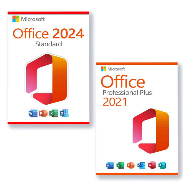 Microsoft Office 2024 Standard + Microsoft Office 2021 Professional Plus license for 3 devices